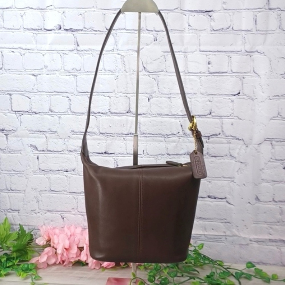 Vintage Coach Soho Bucket Shoulder Costa Rica Leather Bag New